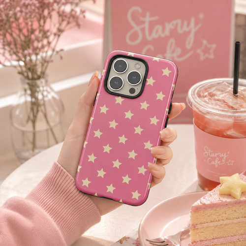 Pink star tough - star, case