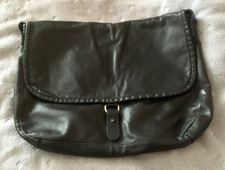 Bill Amberg Black Leather Bag