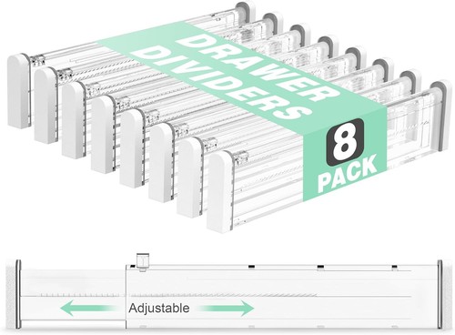 Expandable drawer dividers - 8,