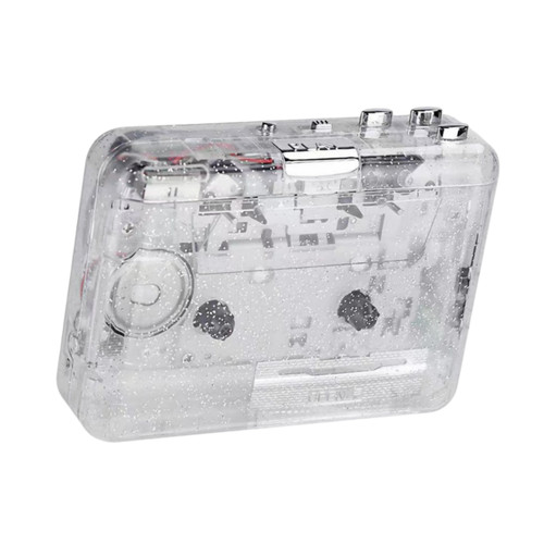 Portable cassette player with - cassette,