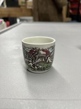 Vintage Myotts Country Life Hunting Horses Egg Cup Staffordshire Ware 