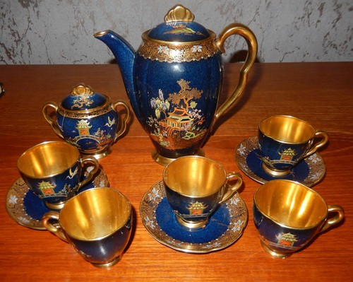 Carlton ware bleu royal pagoda - ware,