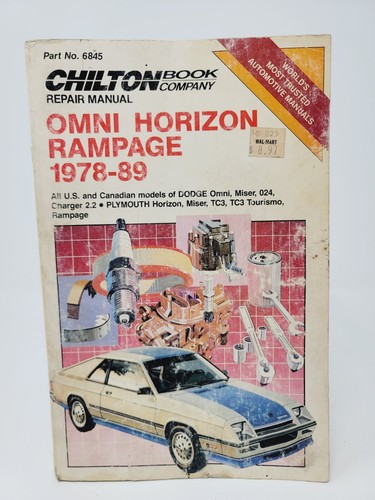 Omni horizon rampage 1978 - omni, 1978-89