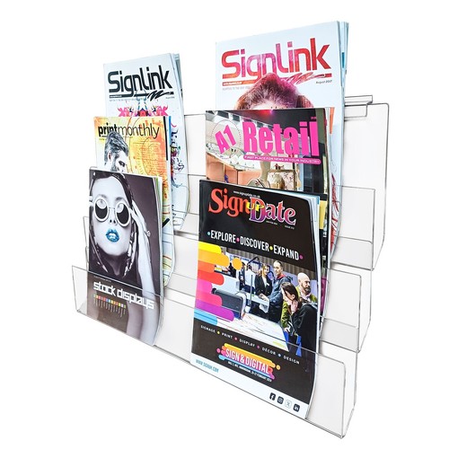 Slatwall card rack display - card,