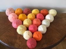 526g Job Lot 21 Balls Yellow