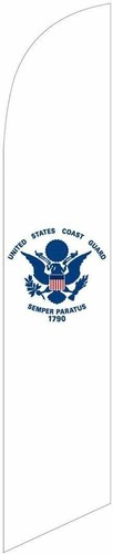 Coast guard feather banner - us,