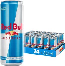Red Bull Energy Drink Sugar Free 355ml x 24 Cans