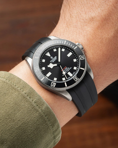 Rubber watch strap for - strap, tudor