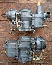Genuine Original Solex VW 32-34 PDSIT 2 & 3 Pair Dual Twin Carbs T2 T25 1979-83