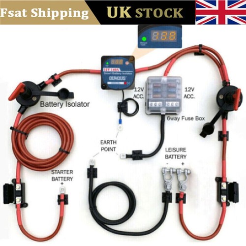 Split charge relay kit - split,