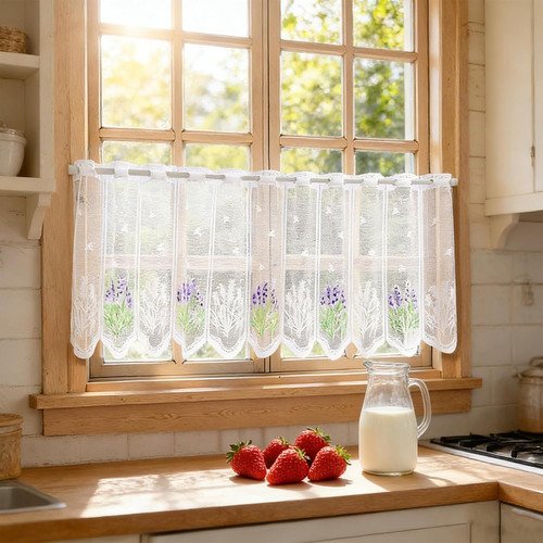 Cafe curtains kitchen - cafe,