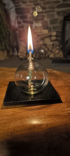 Vintage hand blown - vintage, oil