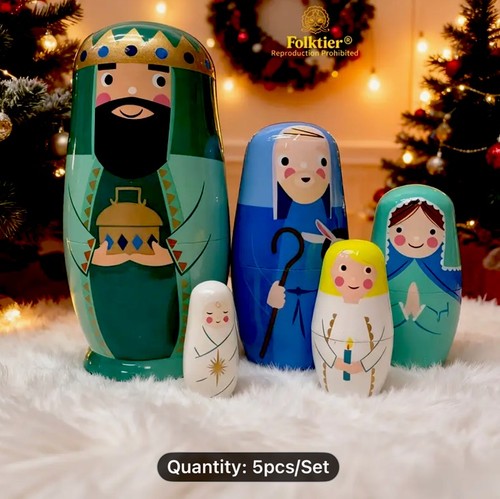 Christmas nativity set 5 - ,