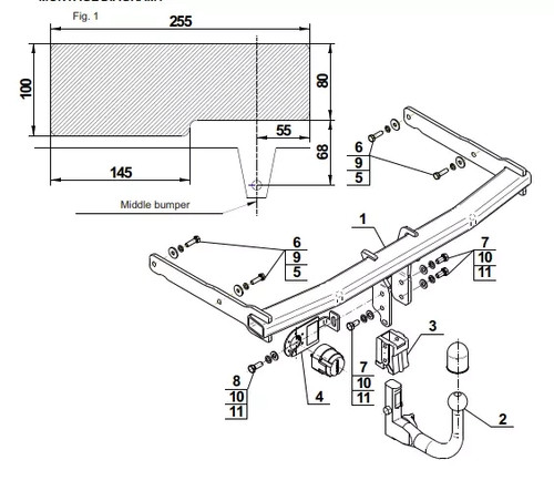 Detachable swan neck - swan, bar
