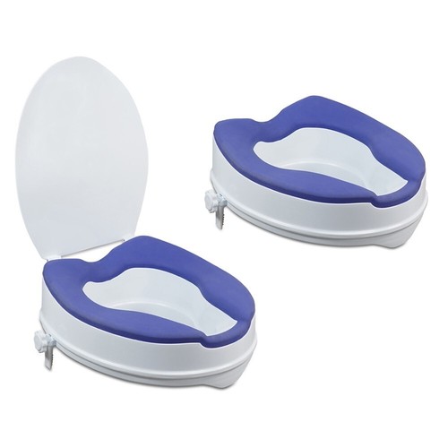 Padded raised toilet - padded, seat