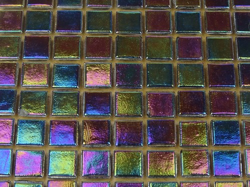 Tile sheets 10mm iridescent - sheets,