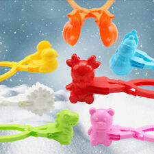 4Pcs Cartoon Snowball Maker Plastic Clip Sand Snow Ball Mold  Toys for Child