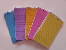 A7 Pocket Note Pads pack of 5