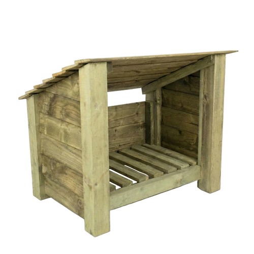 Outdoor log shed wooden shoe - shed,