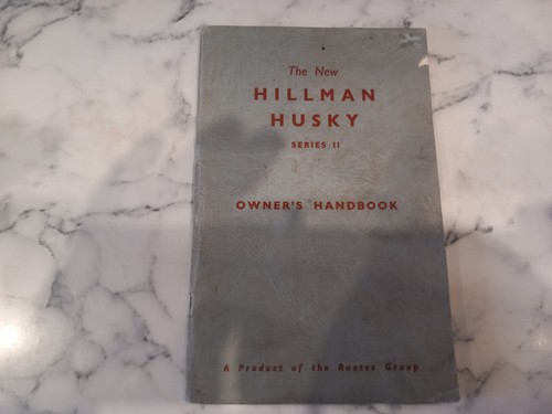 Hillman husky series owners - husky, 2
