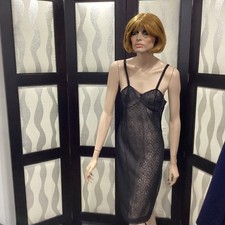 Vintage Black Full Slip Lacey