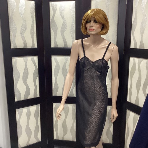 Vintage black full - vintage, lacey
