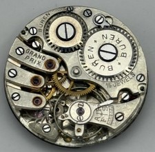 Buren Grand Prix 48 237 Watch Movement Manual Wind Vintage Parts Repair 23.6mm