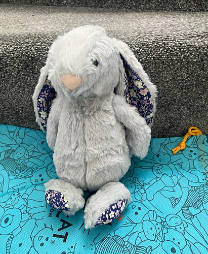 Jellycat grey bunny plush soft - jellycat,