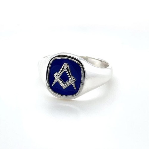 Silver craft square compass - silver,