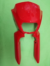 @ Yamaha XT125X XT125R XT 125 Body Cowling Lamp Mask Red Fork Protector