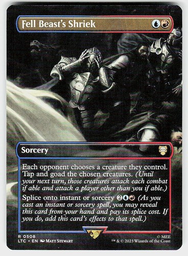 Fell beast shriek - fell, beast's
