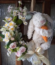Spring Easter Rabbit Wreath