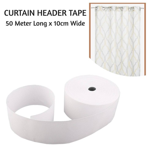 Curtain header tape white high - tape,