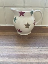 Emma Bridgewater Red Green And Gold Star Half Pint Jug Brand New And First.