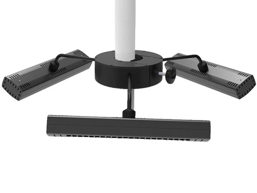 Electric parasol patio heater - patio,
