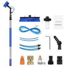 Uimoso Water Fed Pole Brush Kit 3.6m Solar Panel Cleaning Pole Extendable Handle