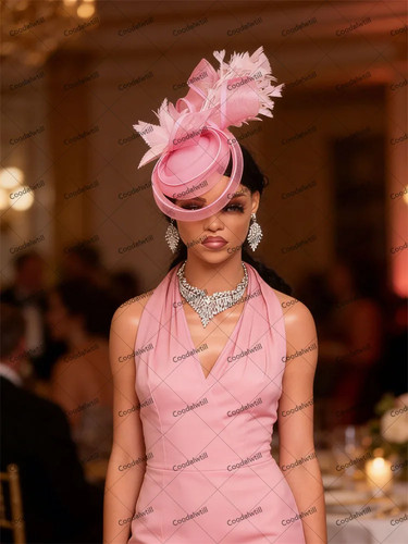 Mesh pillbox fascinator - pillbox,