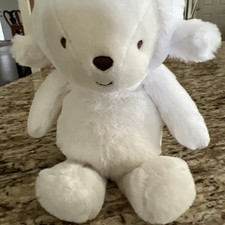Carters Child Of Mine Lamb Rattle Plush Crinkle Ears 2016 Lovey 8" Sheep EUC