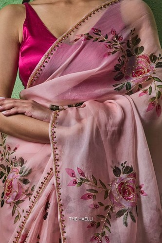 Indian bollywood designer sari - bollywood,