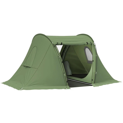 Man camping tent with - camping, living