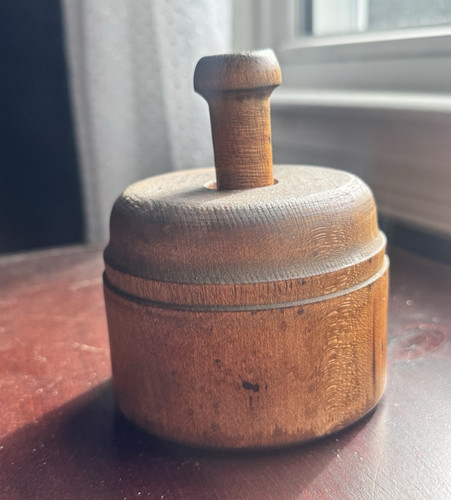 Wooden swan vintage butter - vintage,