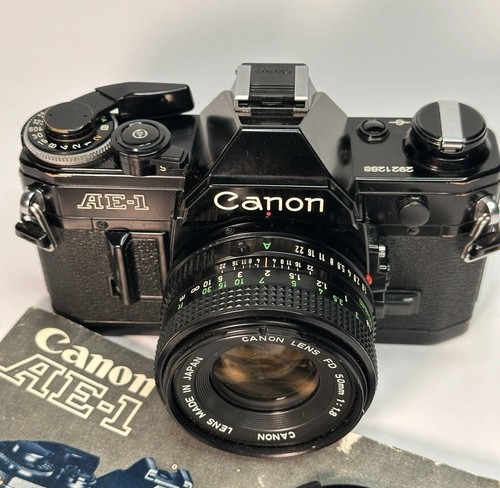 Film camera canon black - canon, ae-1