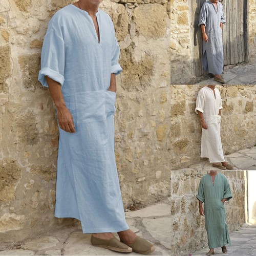 Indian kurta men robe kaftan - kurta, men's