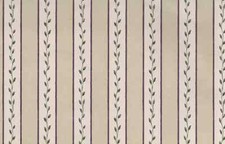 Beige Striped Leaves Wallpaper