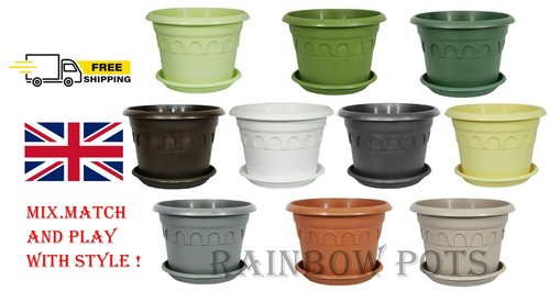 Plastic plant pots decor - plant,