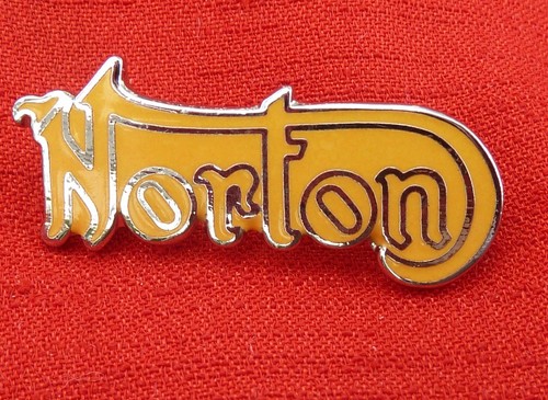 Norton motorcycle enamel - motorcycle, lapel