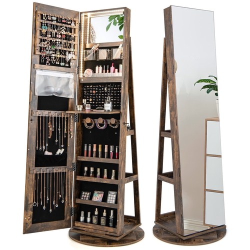 360 rotating jewelry armoire - rotating,