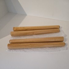 4 X Straight lacquered Oak