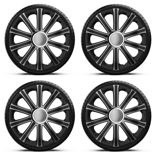 Wheel trims black - trims, silver