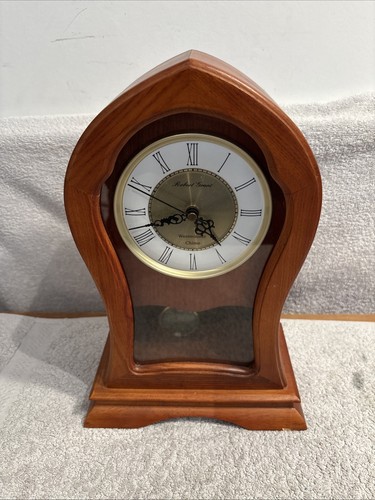 Wooden mantel clock - wooden,